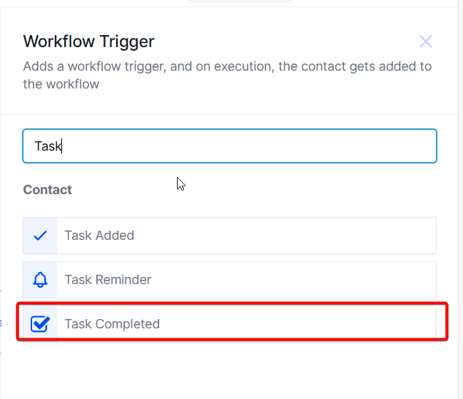 Workflow Trigger Completed Task Captivation Hub