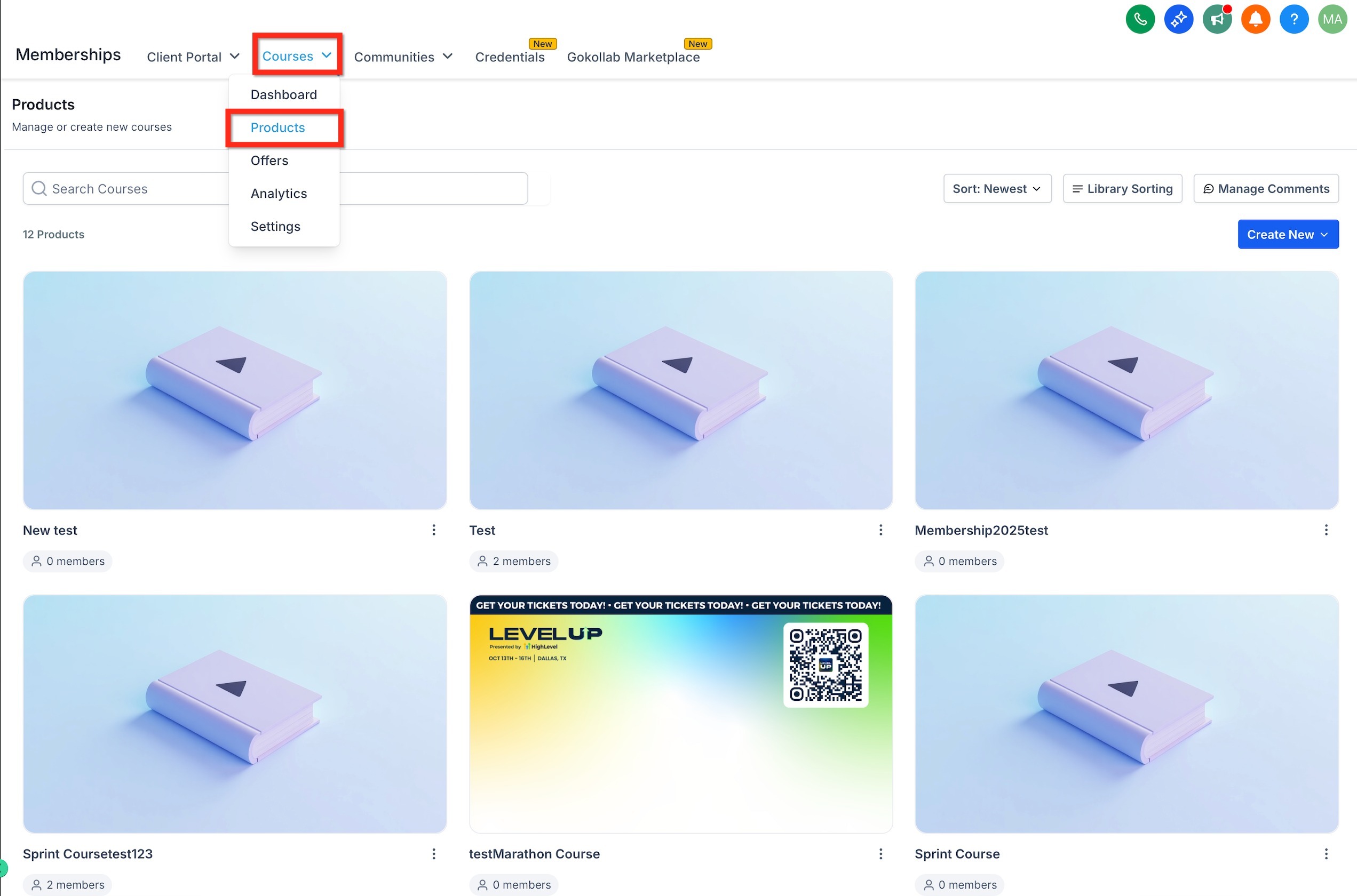 step1 products list