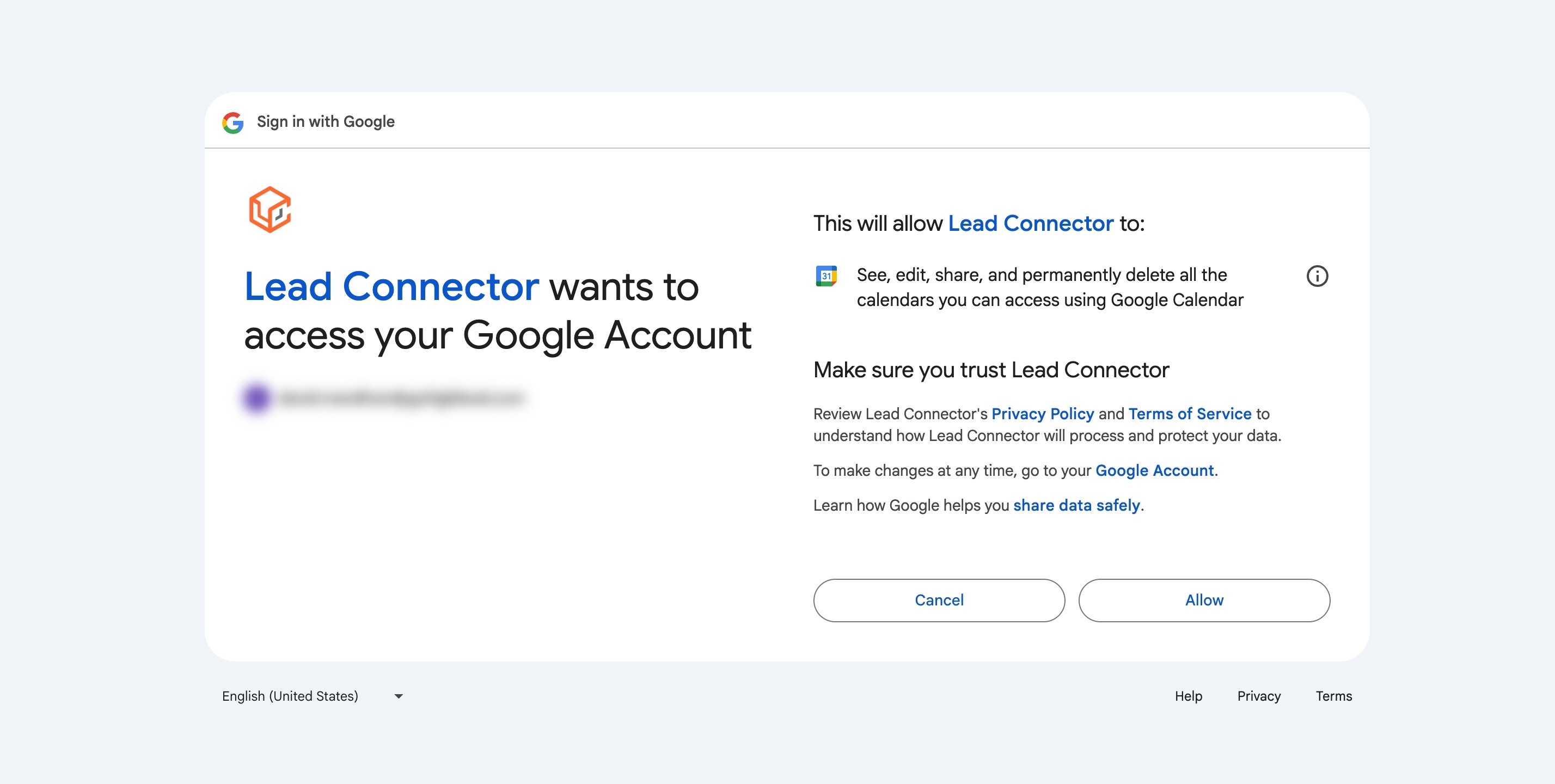step2 google account
