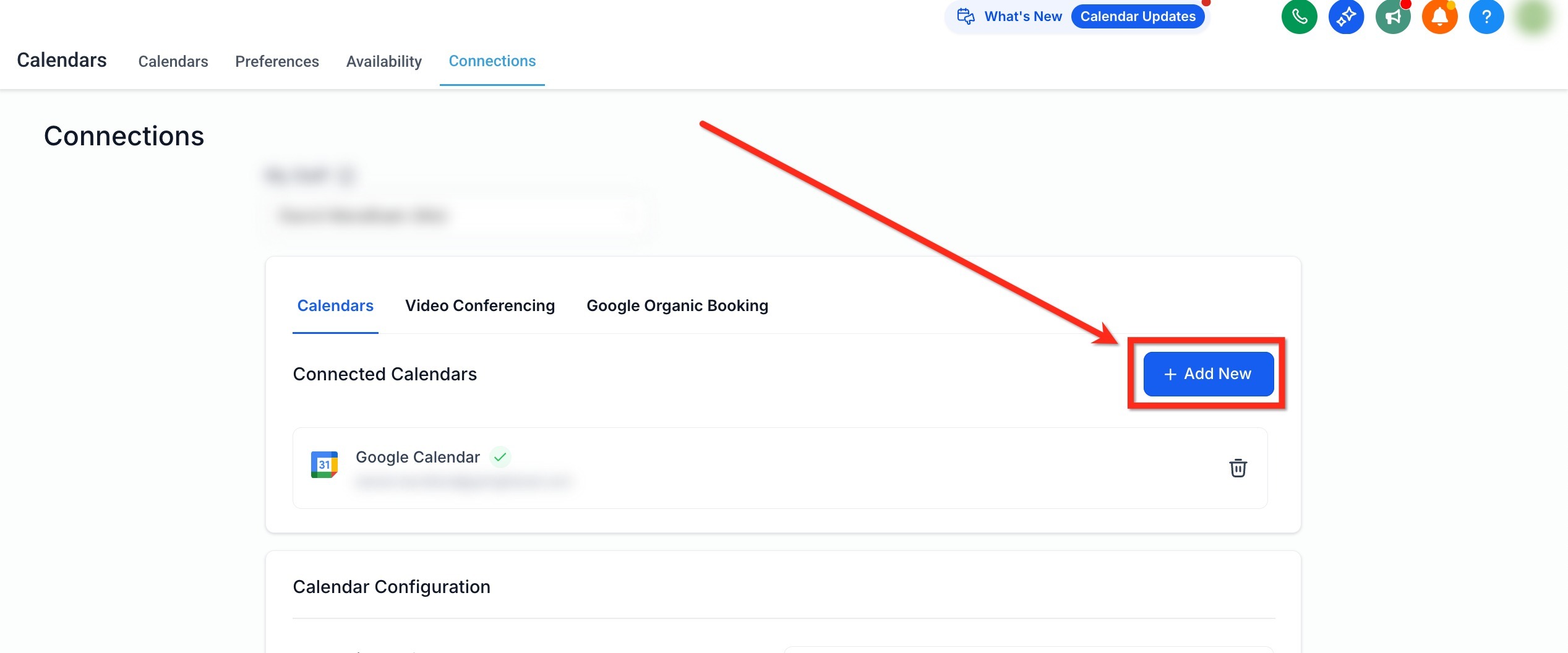 step1 connections tab