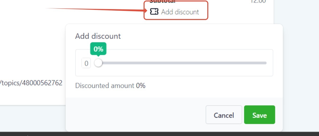 discount add