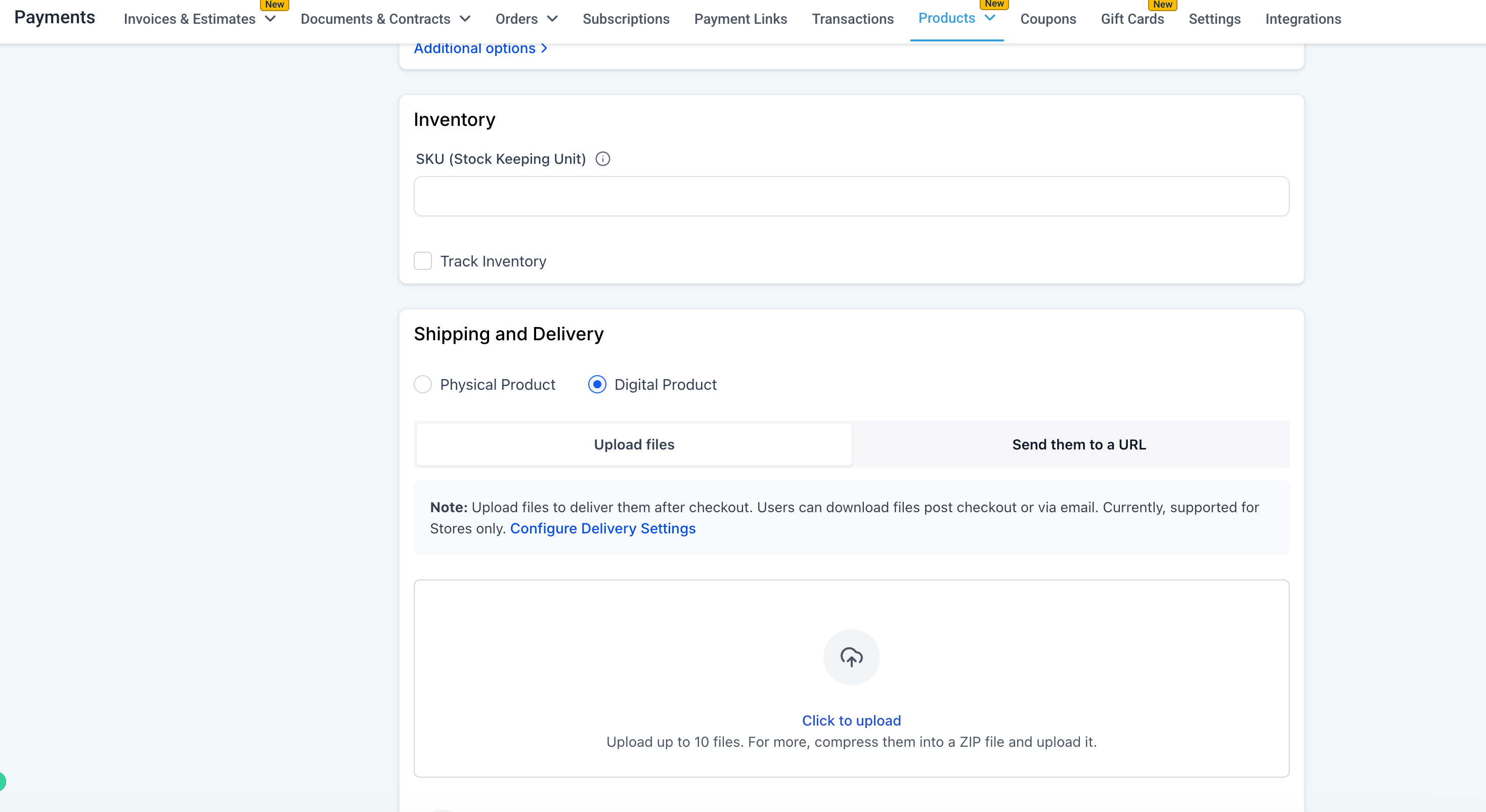 Product File Upload