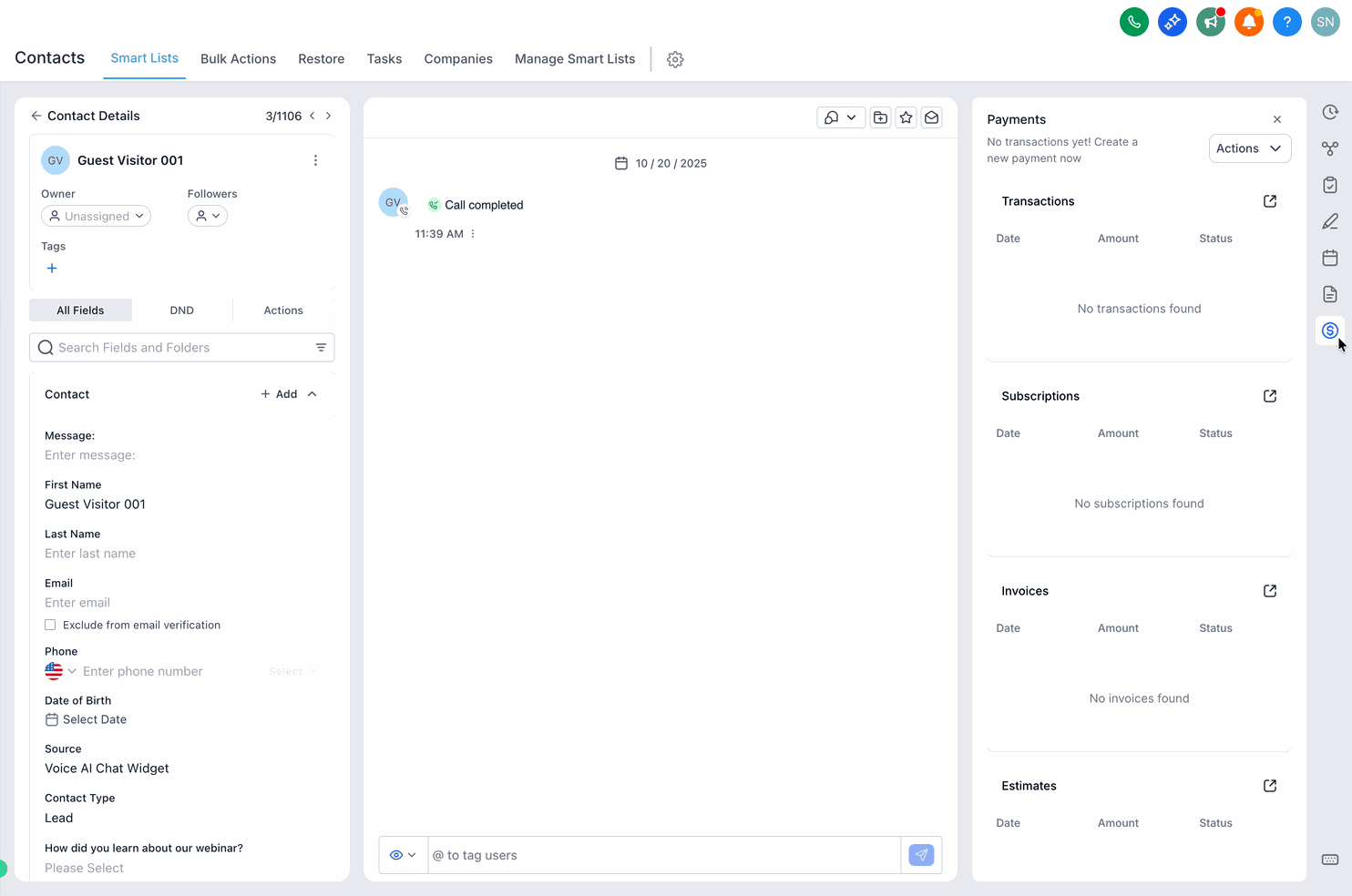 Configure Subscription Details