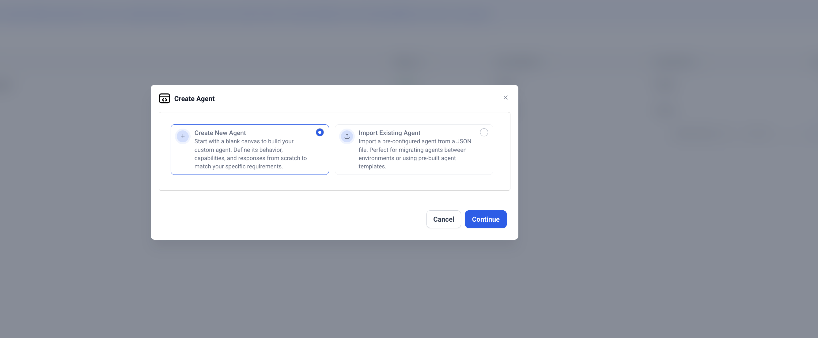 Drag-and-drop builder in Agent Studio
