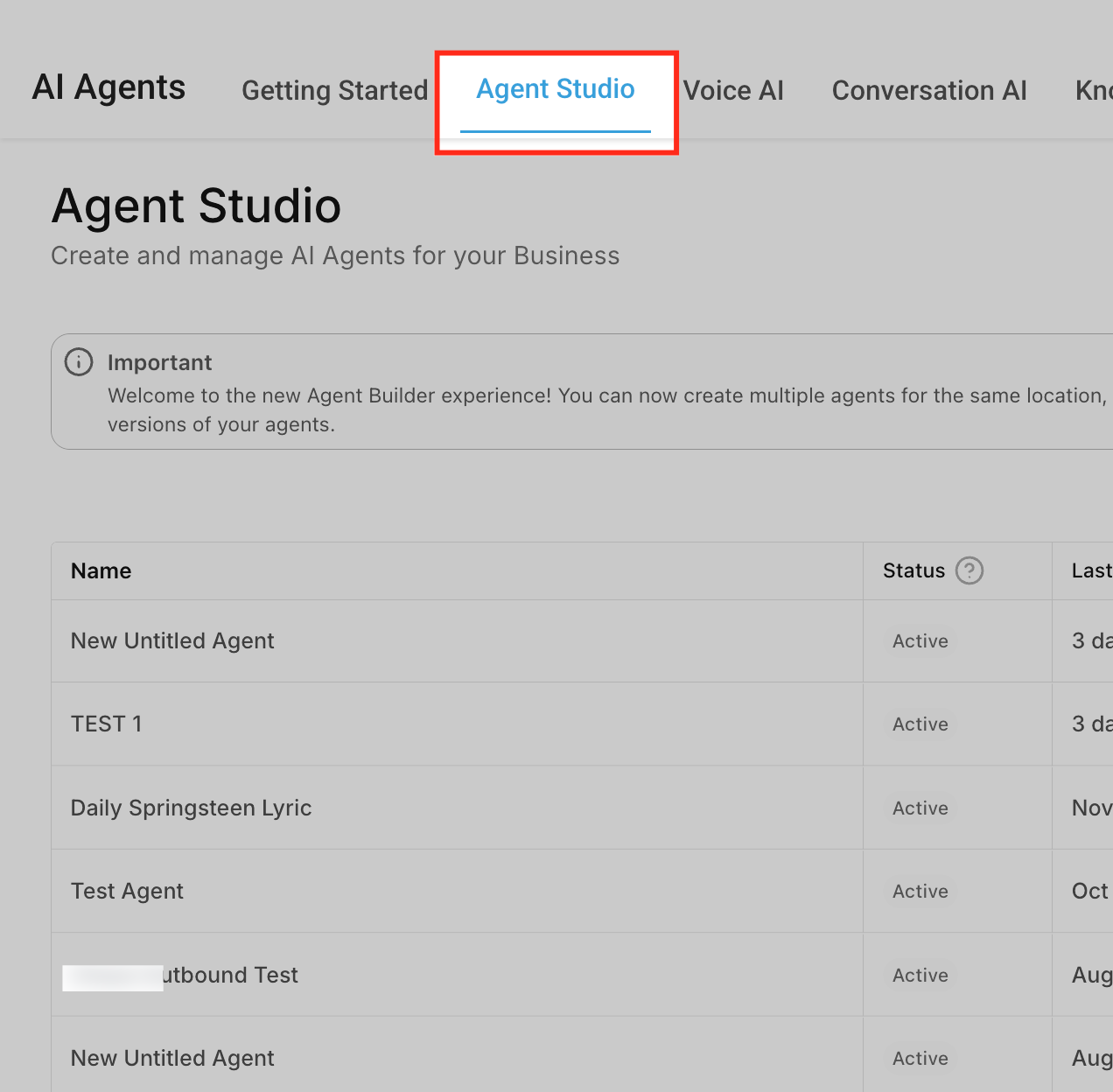 Agent Studio Triggers in Captivation Hub