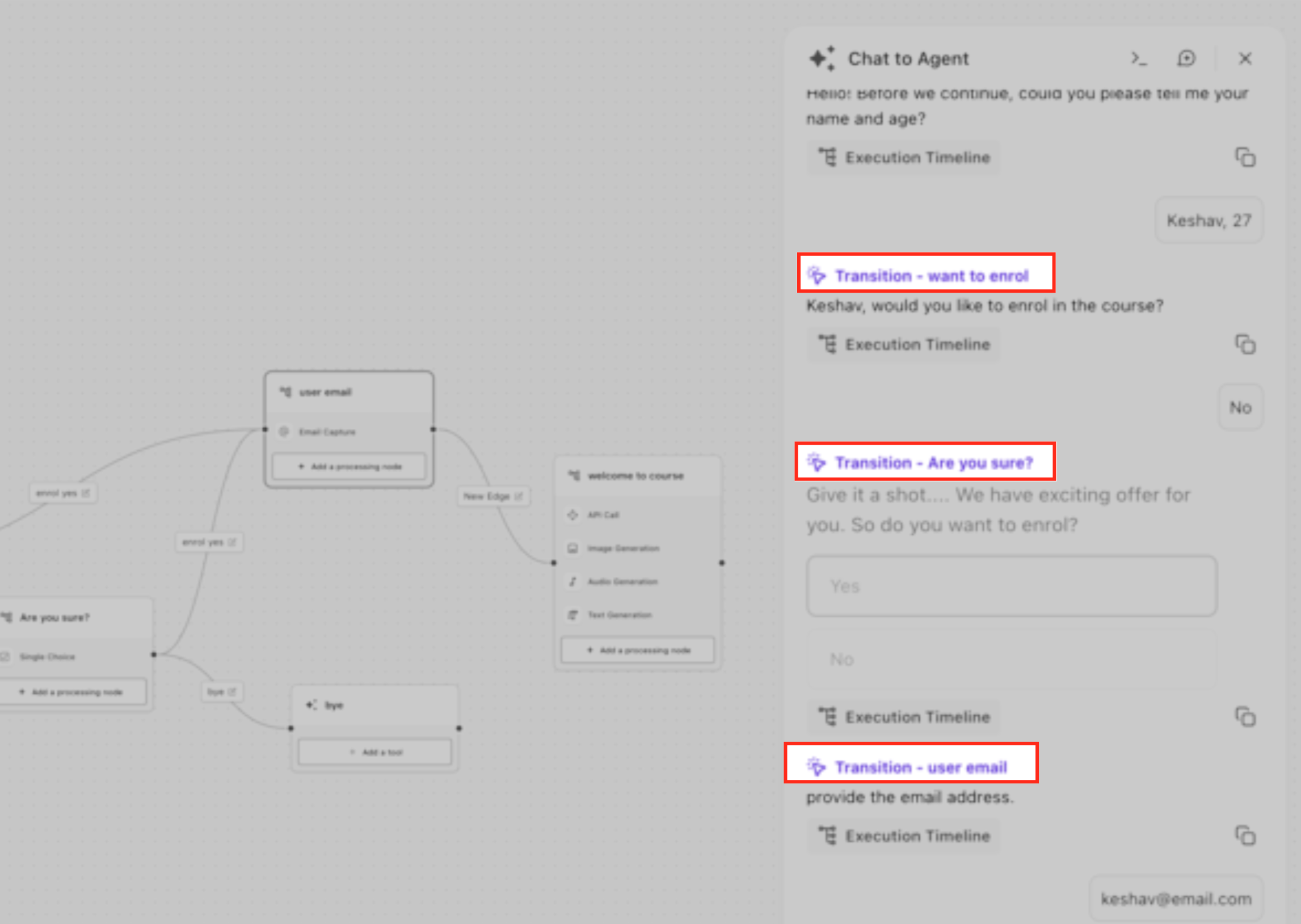 Opening the Test environment