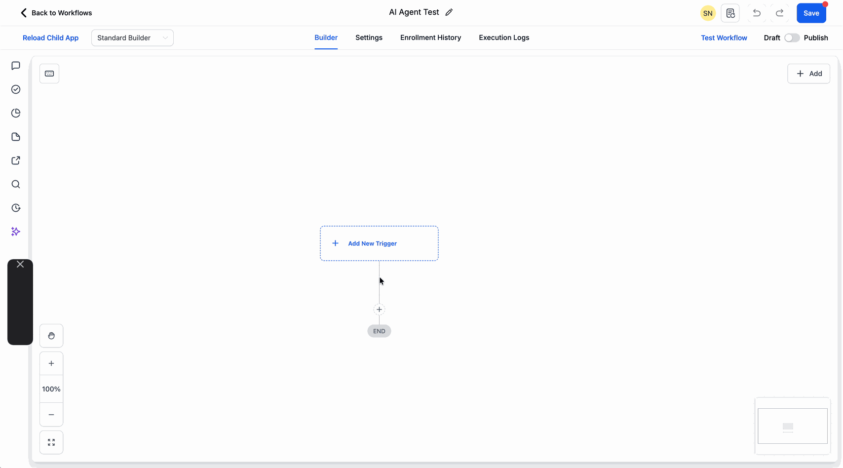AI Agent action overview in Captivation Hub Workflows