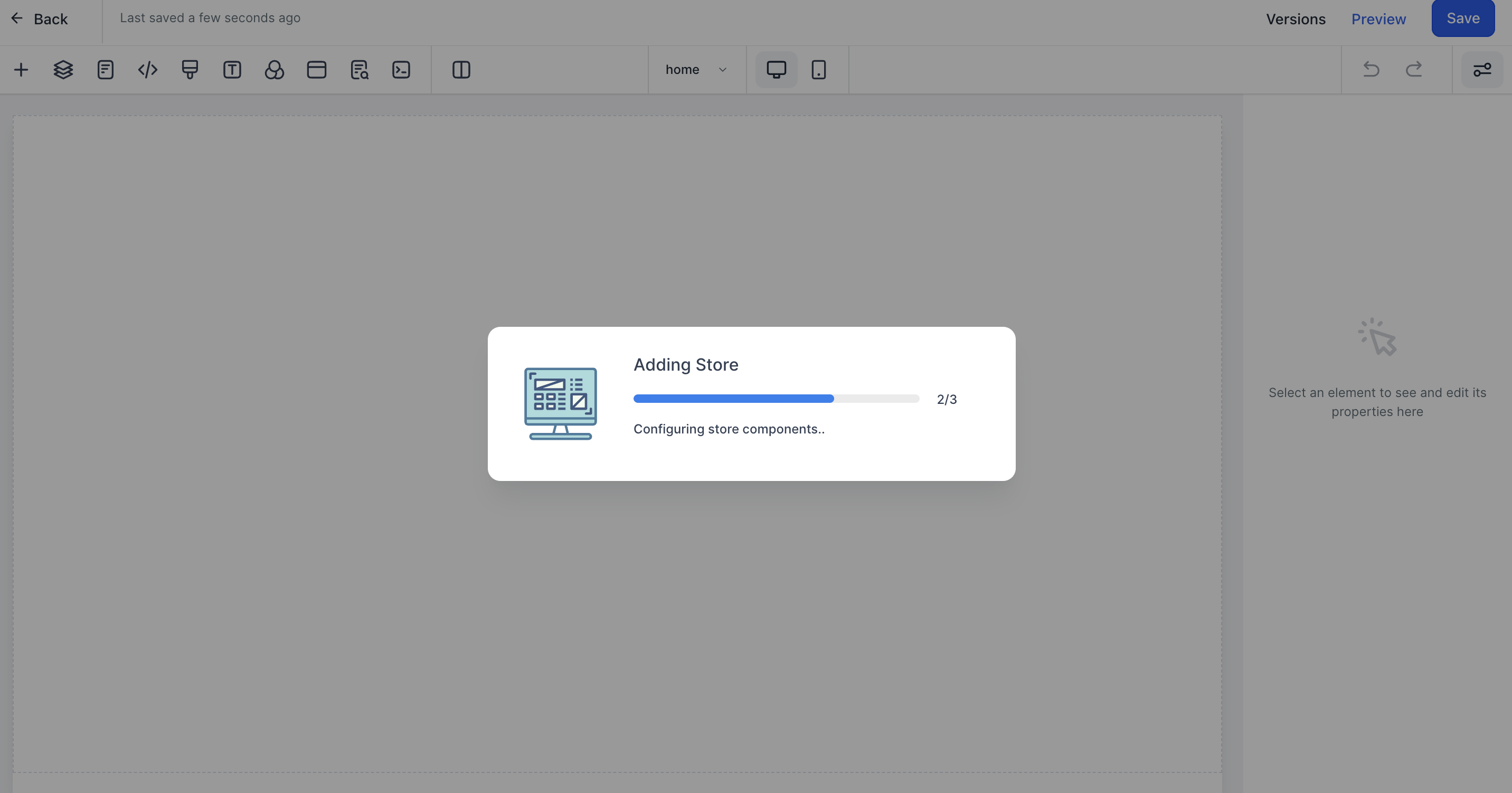 Store pages overview in the funnel builder