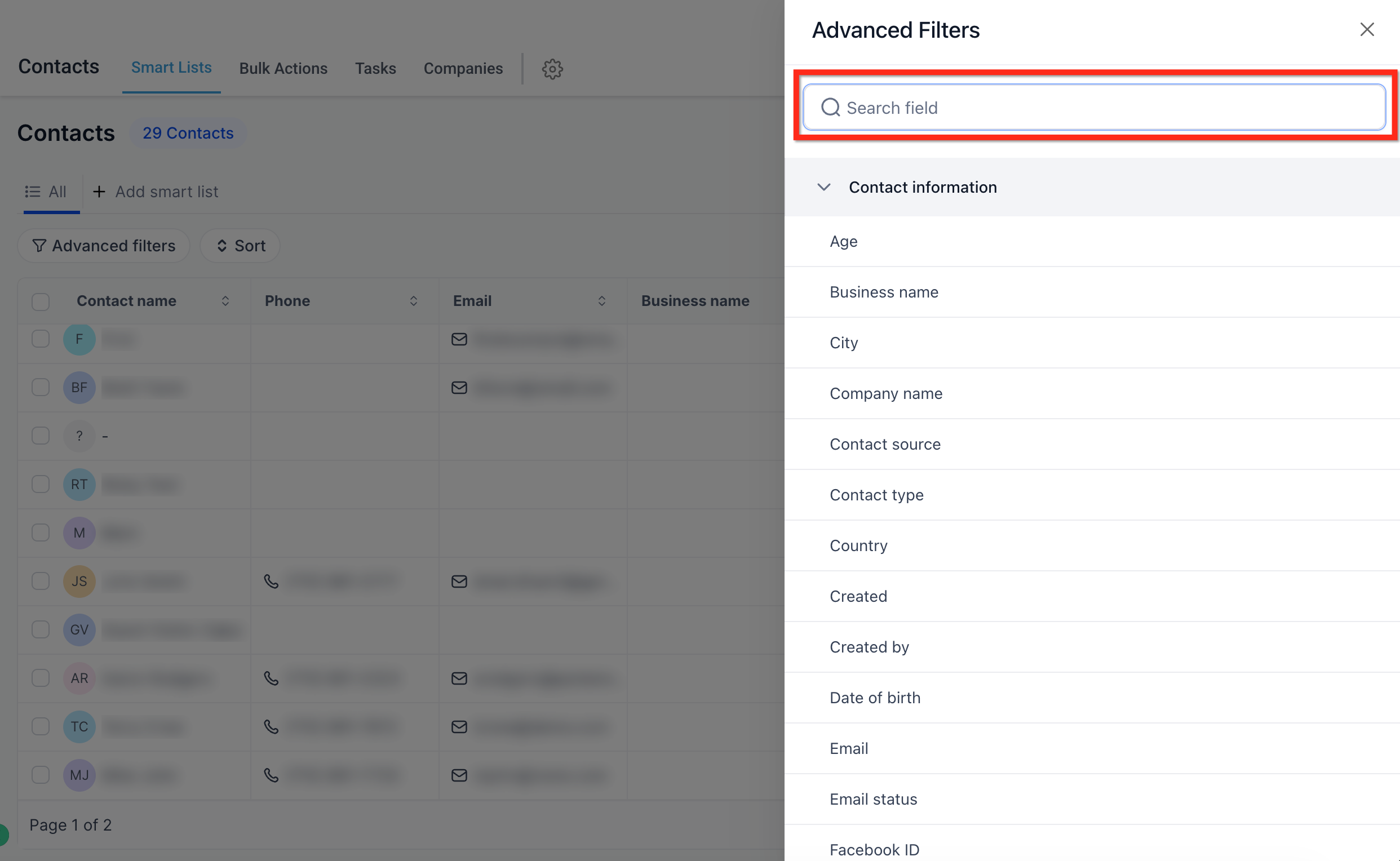Building a multi-condition Advanced Filter