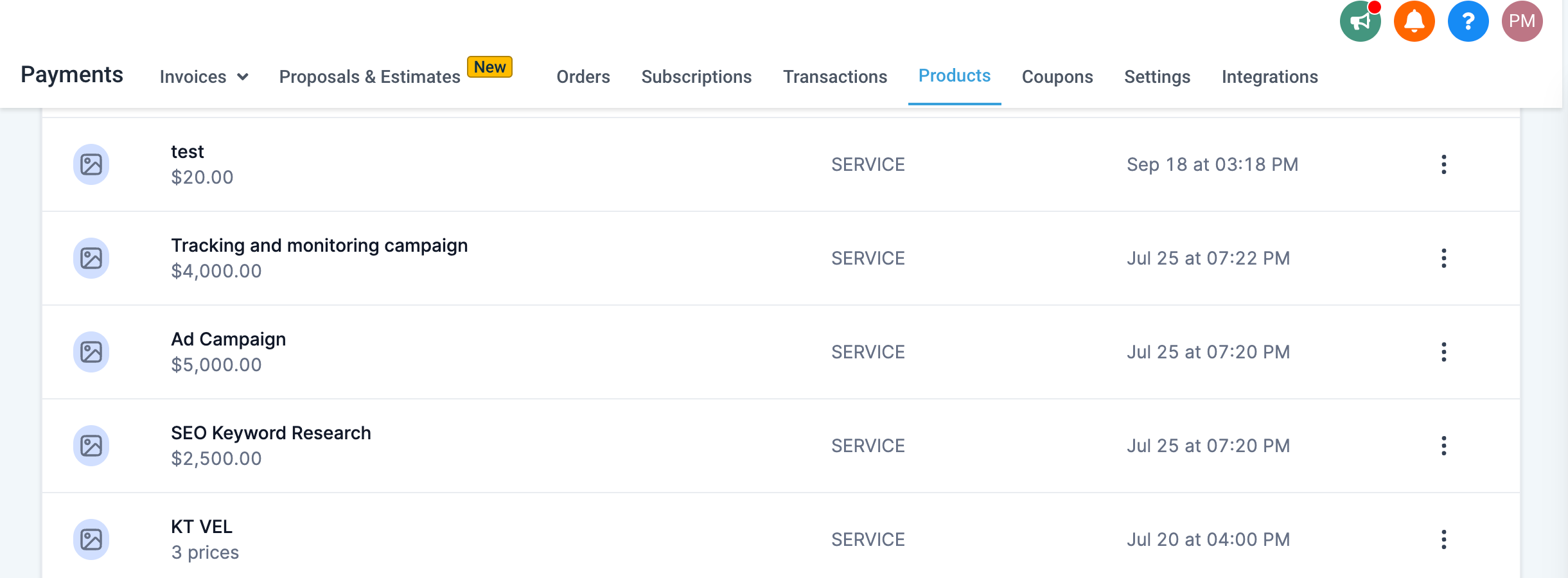 Creating and configuring products in Captivation Hub for the online store