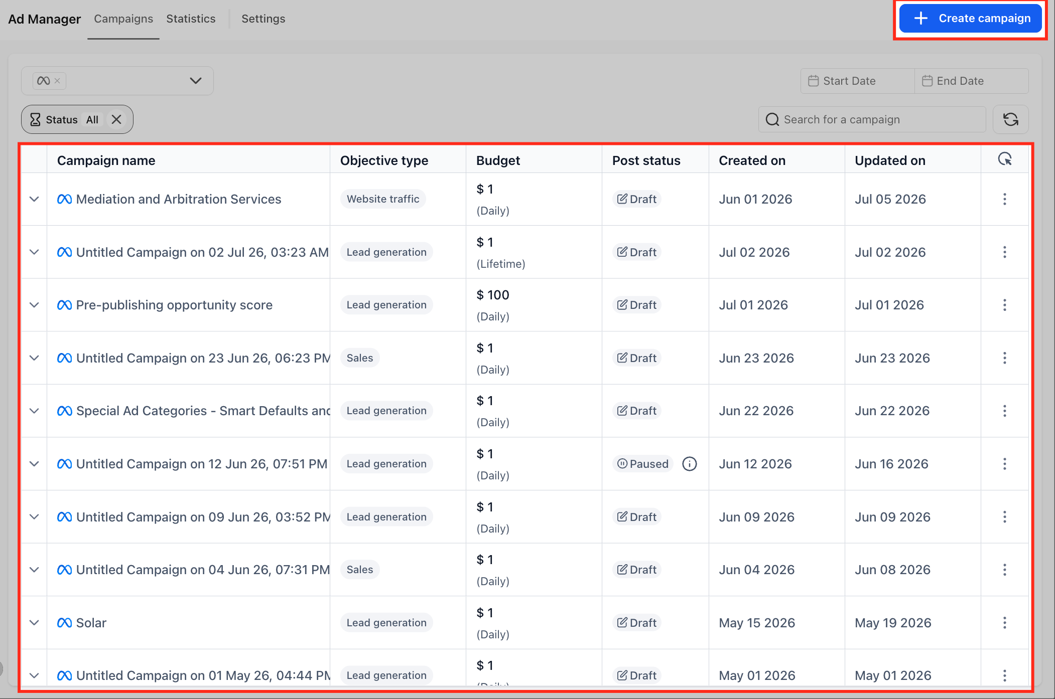 Navigating to Ad Manager in Captivation Hub