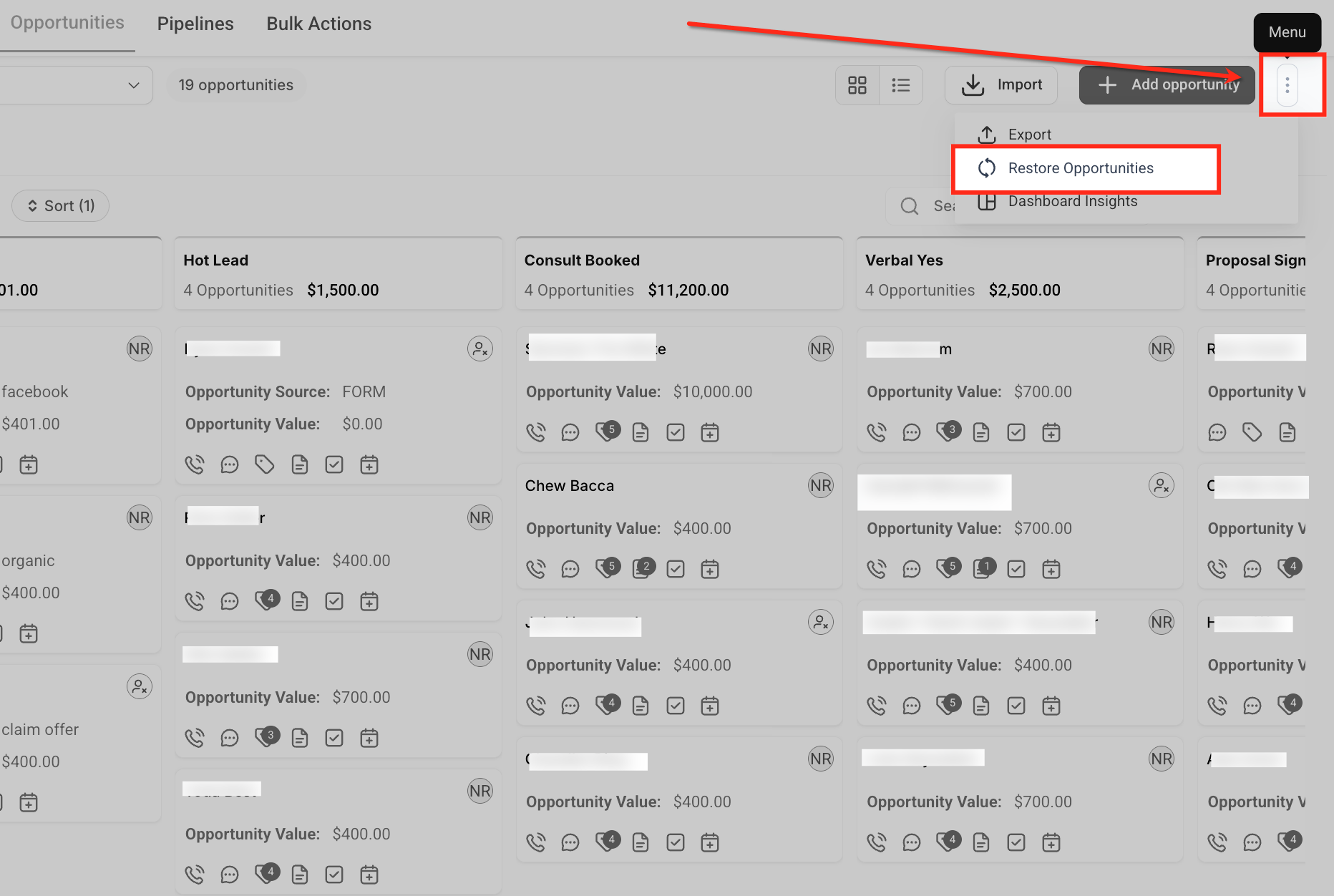 Confirming pipeline deletion in Captivation Hub