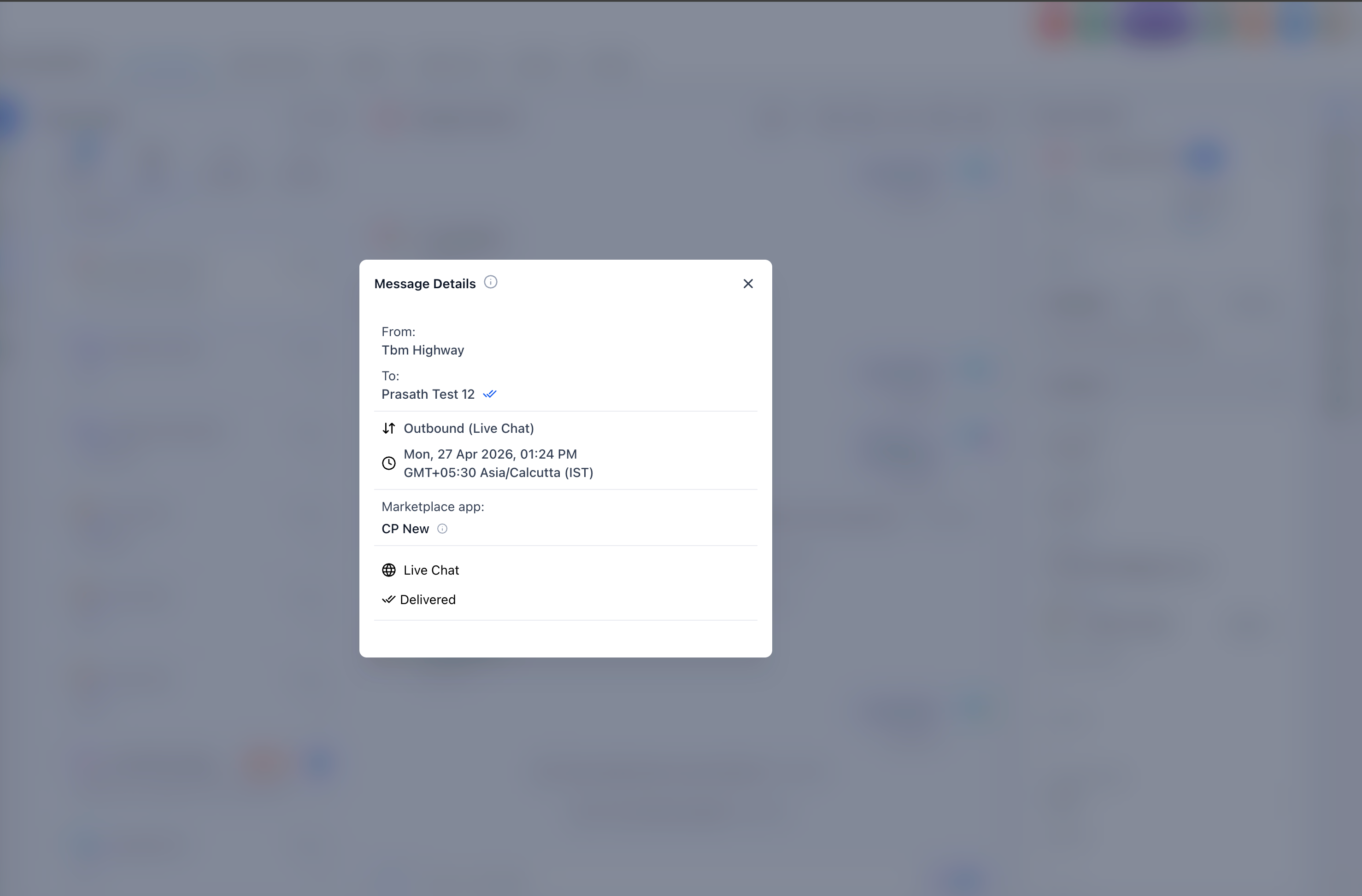 New message divider in Captivation Hub Conversations showing first unread message