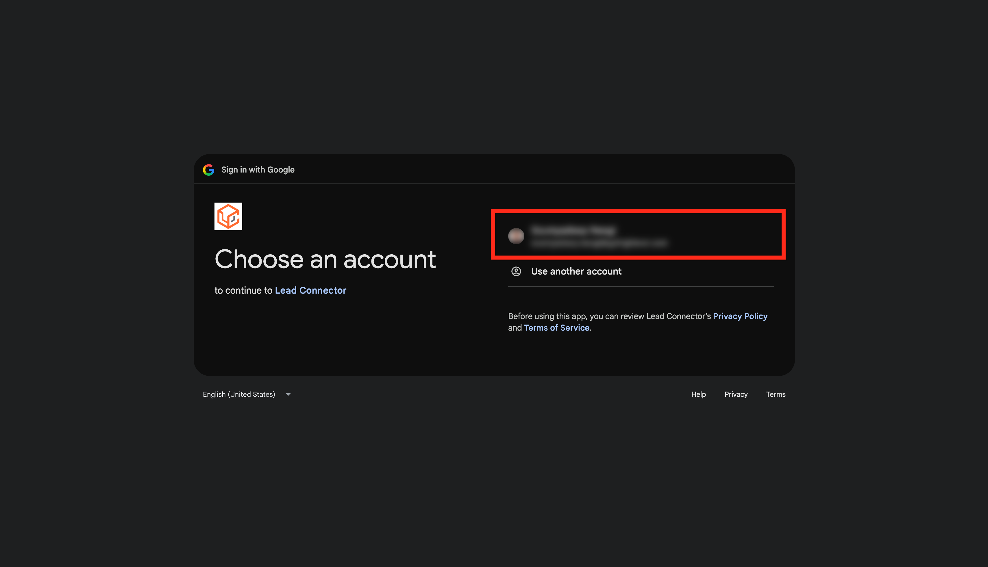 Signing in with a Google account to connect Merchant Center