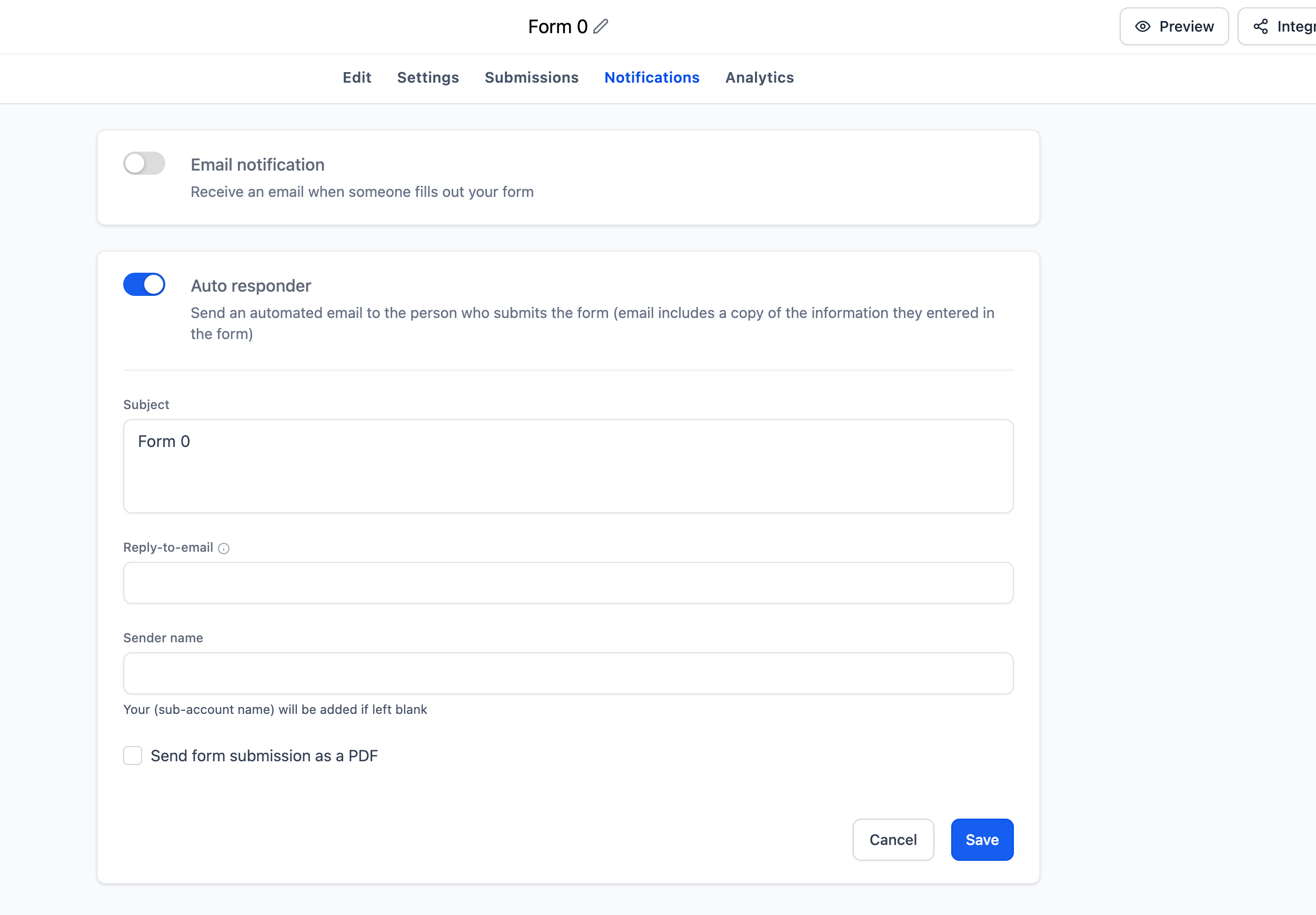 Survey submissions list in Captivation Hub showing timestamped entries